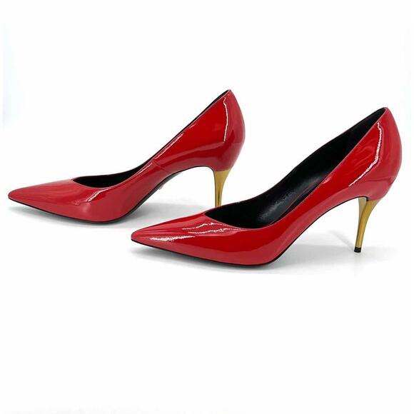 Shoe Size 12 Gucci Red PATENT Luxury - Pumps - Picture 7 of 11